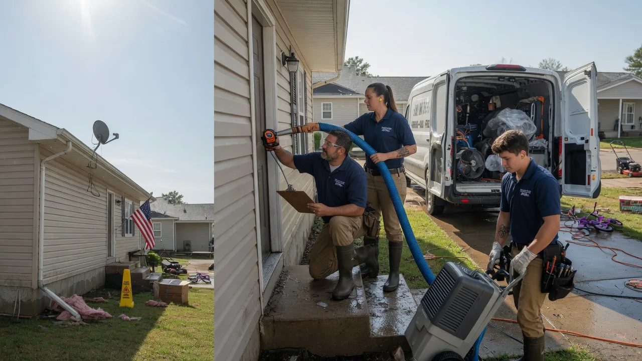 Ceiling Water Damage Restoration in Dannebrog, NE near me